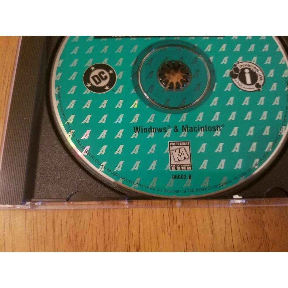 Aquaman War Of The Water Worlds 1996 Computer Software/Pc Video Game